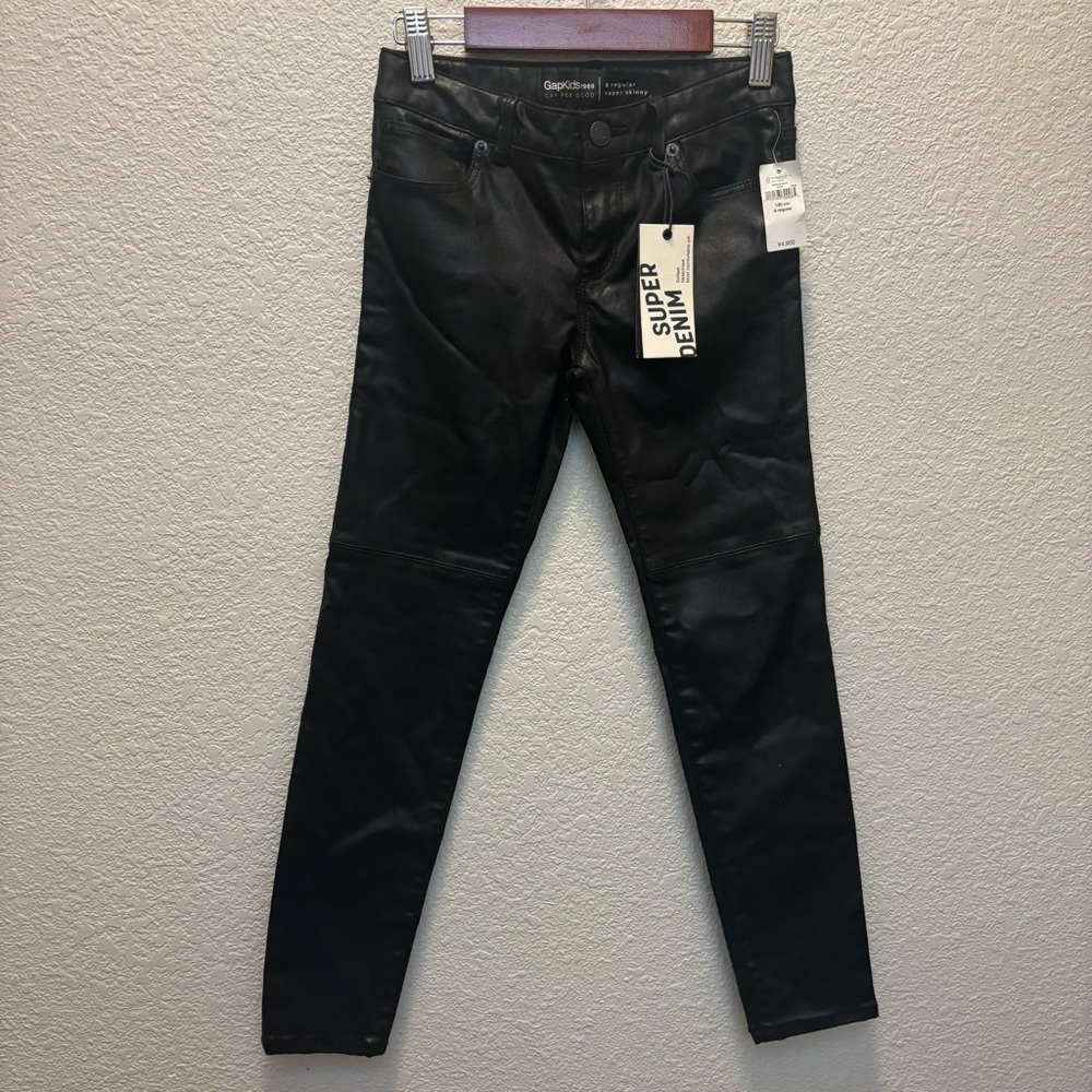 GAP Kids faux leather skinny jeans